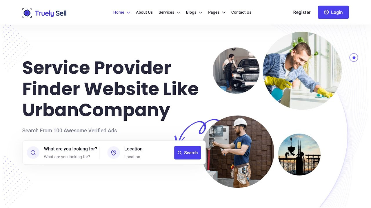 Service Finder & B2B Website Script like Urbanclub