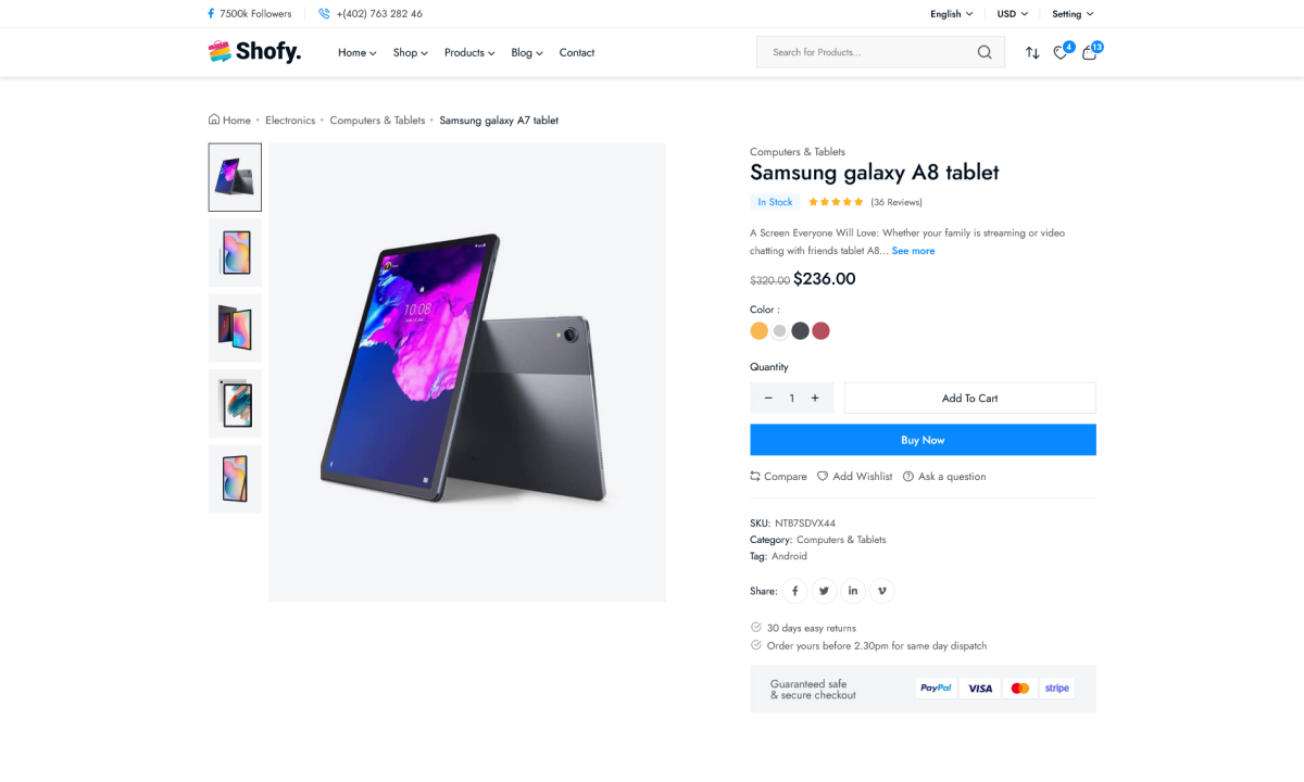Shofy - eCommerce & Multivendor Marketplace Laravel Platform source code