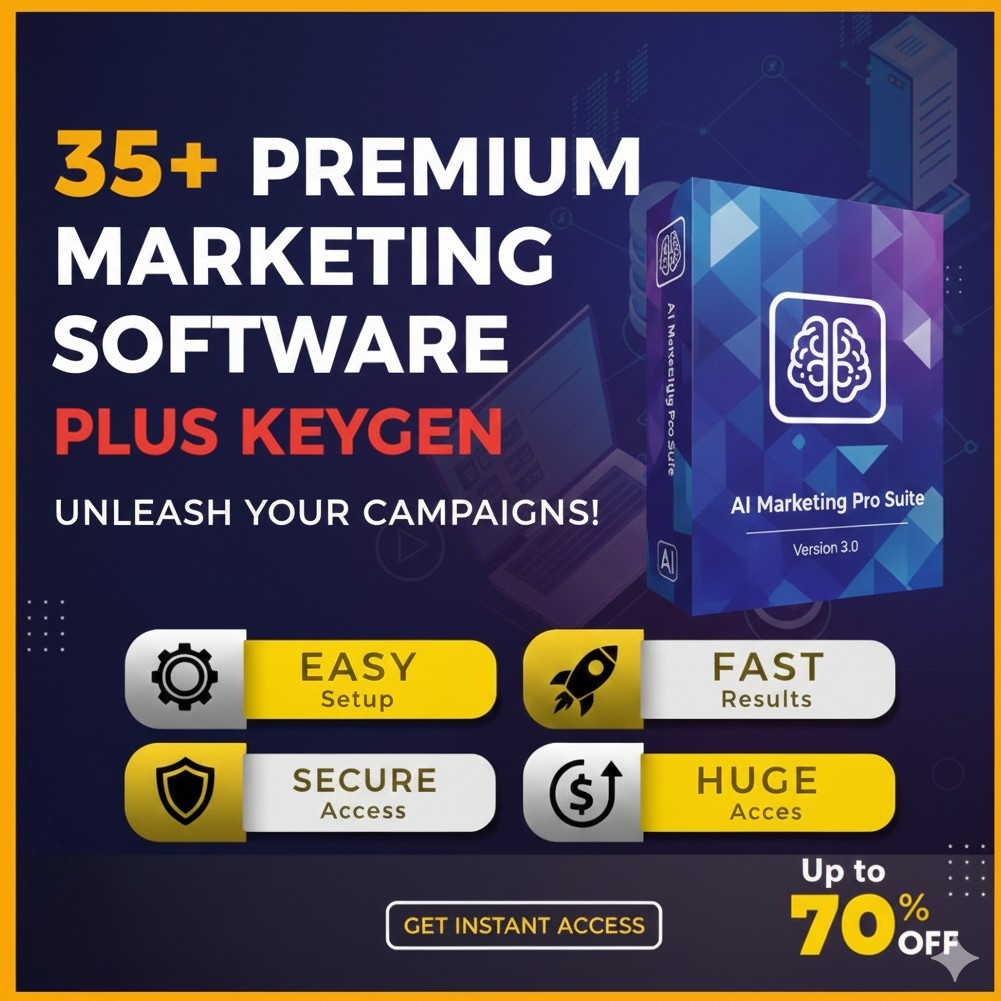 35-Premium Marketing Software + Keygen