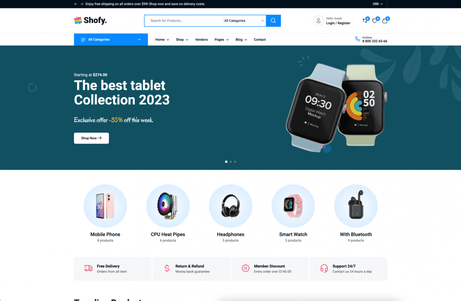 Shofy - eCommerce & Multivendor Marketplace Laravel Platform source code